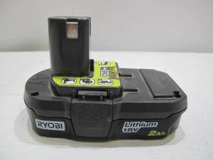 lot 869 image: Ryobi P190 18V 2.0 Ah Lithium Ion Drill Battery