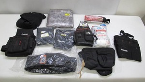 lot 887 image: Lot of 11 Husky Work Belts, Aprons, and Back Support Braces