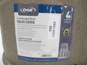 lot 889 image: Orbit Sandstone Rock Valve Box Cover