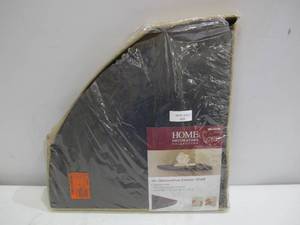 lot 900 image: Home Decorators Collection 18 in. L x 18 in. W Profile Espresso Corner Shelf