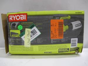 lot 915 image: Ryobi 2 Amp Corded 14 Sheet Sander Kit - Model S652DGK