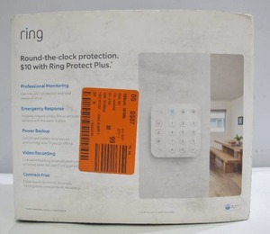 lot 817 image: Ring Wireless Alarm Home Security Kit (2nd Gen) - Model 4K18SZ-0EN0
