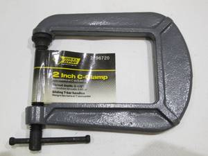 lot 932 image: 12-Pack Steel Grip 2-Inch Screw Down C-Clamps