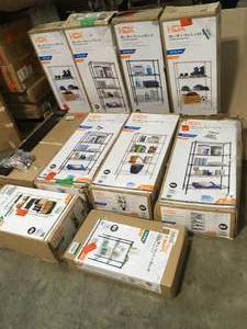 lot 38 image: Lot of Assorted Storage Units Customer Returns See Pictures