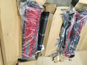 lot 39 image: Lot of 2 48 in. 15 cu. ft. Lawn Sweeper by Everbilt Customer Returns See Pictures