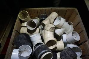 Large Lot of Schedule 35 -  4 PVC Couplers, Elbows and Ys