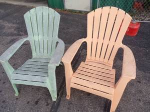 lot 104 image: Pair of Outdoor Chairs