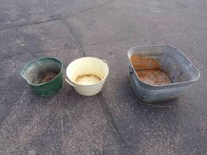 lot 105 image: Vintage Wash Tubs