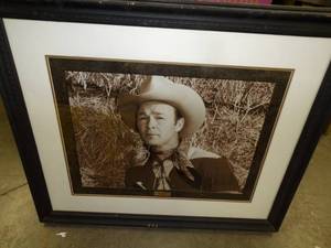 lot 46 image: The Roy Rogers Show Framed Print from Aladdin Hotel in Las Vegas