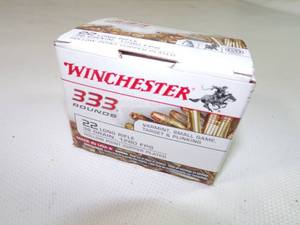 lot 117 image: Box of Winchester 22LR   333 Count