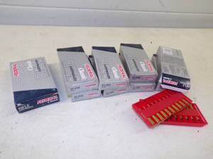 lot 136 image: 8 Boxed of 22-250 Rem Brass once fired Cases and 1 box of 270 once Fired