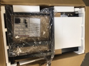 lot 1 image: Royal Gourmet 4-Burner Propane Gas Grill Griddle in Steel with Fixed Side Tables