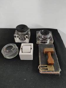 Collection of Vintage Stationary Office Items