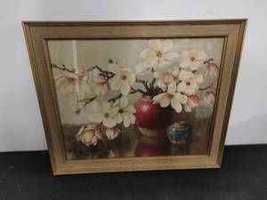 Framed Vintage Magnolia Print