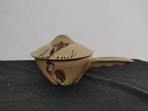 Watt Pottery Rooster Lidded Individual Casserole Dish
