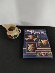 Watt Pottery Pitcher and Identification Book