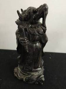 Carved Stone Chinese Figure
