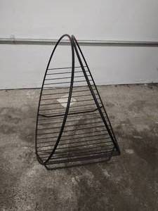 Vintage Metal Wood Holder