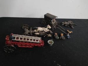 Assorted Iron Horse and Carriage Parts