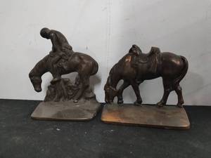 Two Horse Bookends