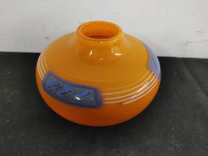 Hand Blown Glass Low Boy Style Vase