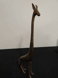 Bronze Giraffe Figurine