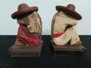 Two Mexican Inspired Bookends
