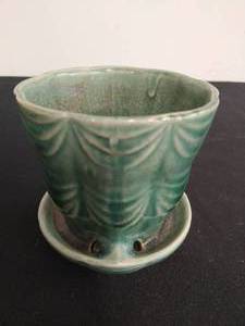 Small Vintage Brush Planter