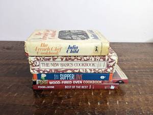 lot 81 image: Vintage Cookbooks-Julia Childs The French Chef Cookbook 1973  Wood-Fired Oven Cookbook Food & Wine Best of The Best-The Best Recipes From 25 Best Cookbooks of The Year 2014 The New Basics Cookbook 1989 David Bez of Pride Kitchen Supperlove