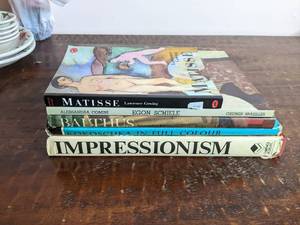 lot 106 image: 5 Art Books-Matisse Egon Schiele Balthus Kokoschka Impressionism