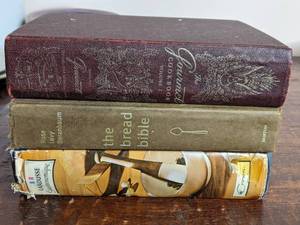 lot 78 image: Vintage Cookbooks -The Gourmet Cookbook 1970 The World Authority Latousse Gastronomque-The 1st Encyclopedia of Food Wine & Cookery 1961 The Bread Bible 2003