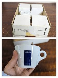 lot 52 image: 6 Lavazza dANCAP Coffe Mugs- Never UsedStill In Box