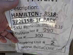 Bella CORE Hamilton Granite Slab - 85 x 18 x 34