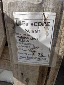 (Lot of 4) Bella CORE Madison Granite Slabs - 70 x 9 x 34