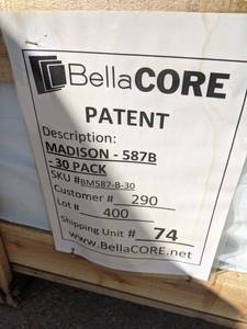 (Lot of 3) Bella CORE Madison Granite Slabs - 58 x 7 x 34
