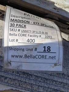 (Lot of 3) Bella CORE Madison Granite Slabs - 47 x7 x 34