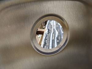 Stainless Steel Undermount Double Kitchen Sink - This fits the Granite Kitchen Countertops  32-38 x 18-14 x about 9 Deep
