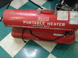 lot 24 image: Warm Up Sears Portable Heater 50,000 BTU