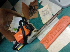 lot 30 image: Be Prepared Stihl MS170 Chainsaw With Instructions 