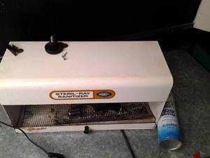 lot 129 image: William Marvy Company Steril-Ray Sanitizer Machine 