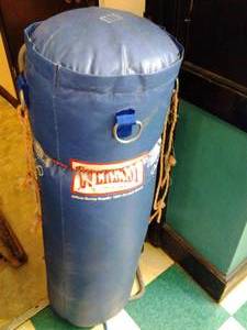 lot 133 image: Everlast Punching Bag and Moving Dolly 
