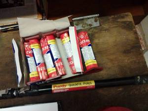 lot 156 image: Purdy QuickFit Poles and Fireworks 