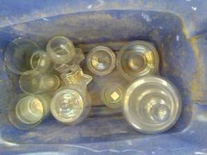 lot 68 image: 30-Gallon Tote Full of Vintage Glassware 