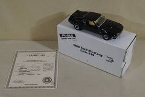 lot 1 image: Danbury Mint 1969 Ford Mustang Boss 429 Die Cast Car