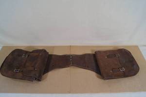 lot 47 image: Vintage Leather Saddlebag Set