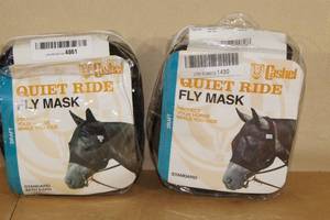 lot 60 image: 2 Cashel Quiet Ride Fly Masks