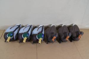 lot 66 image: 6 Flambeau Duck Decoys