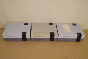lot 101 image: 3 Original Nintendo Video Game Systems