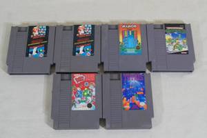 lot 102 image: Original Nintendo Games - TMNT, Mario, Bubble Bobble, Tetris