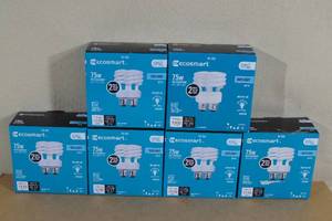 lot 174 image: Ecosmart 75w Daylight CFL Light Bulbs